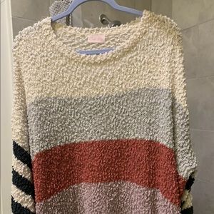 Pink Lily Sweater size Large NWOT